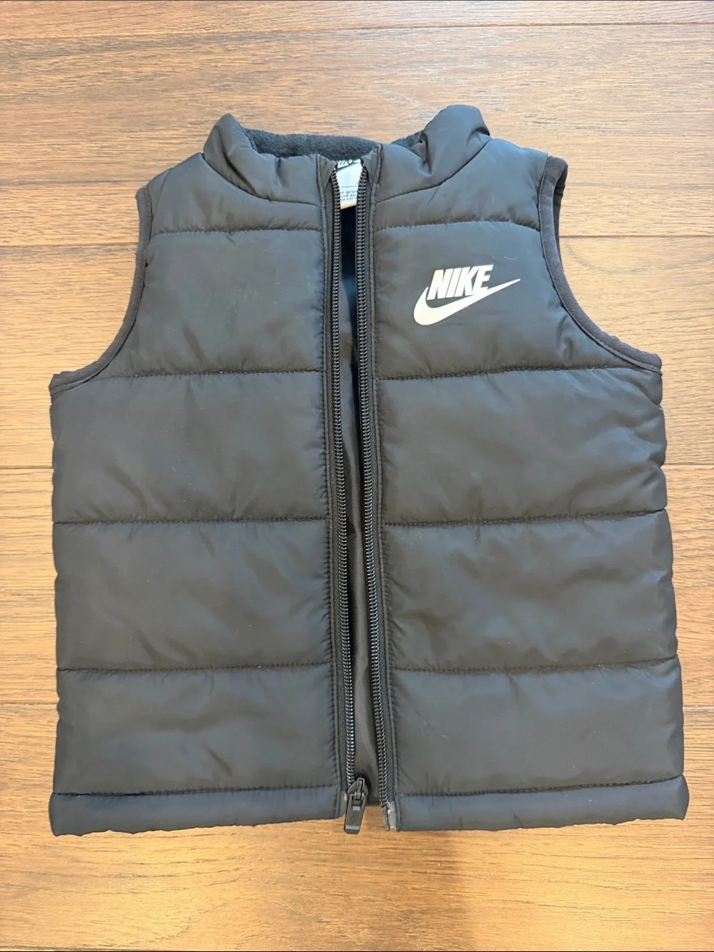 Nike Toddler Boys Black Puffer Vest Size 18 Months - C52-069